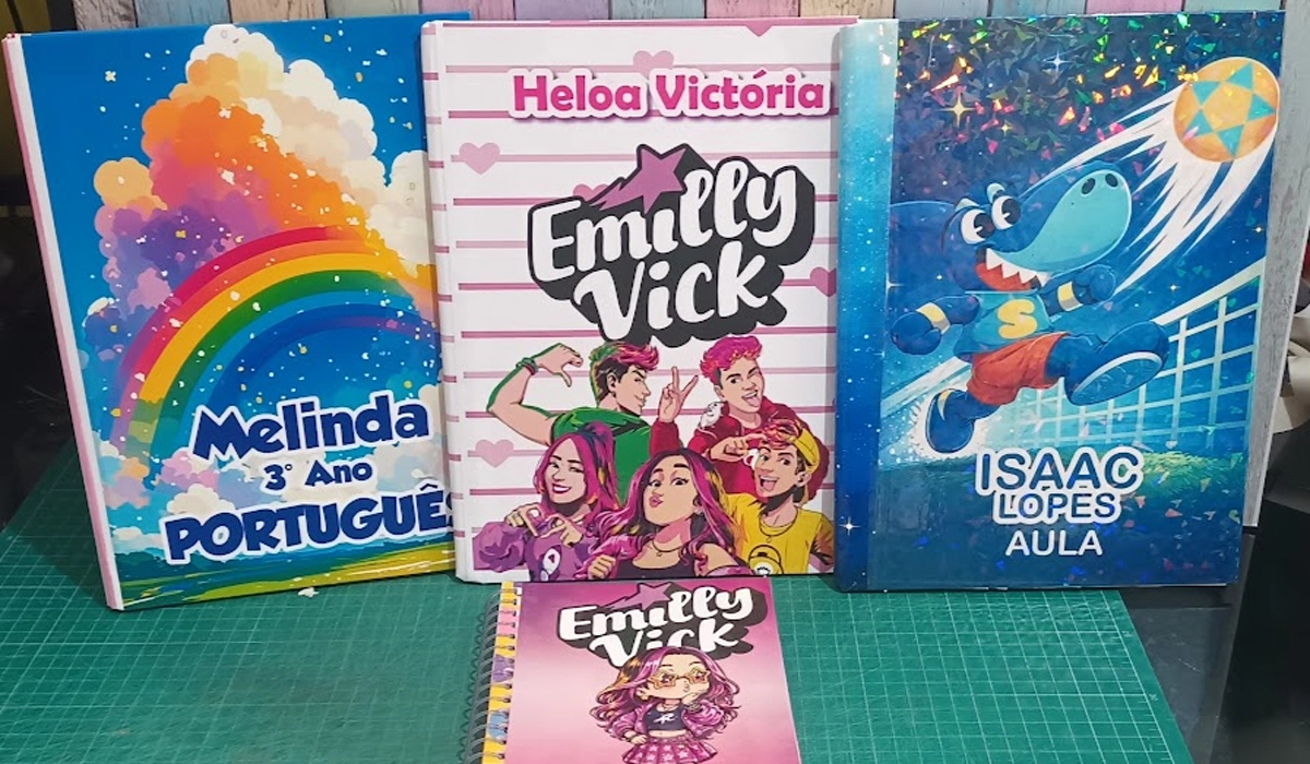 Envelopamento de Caderno Escolar